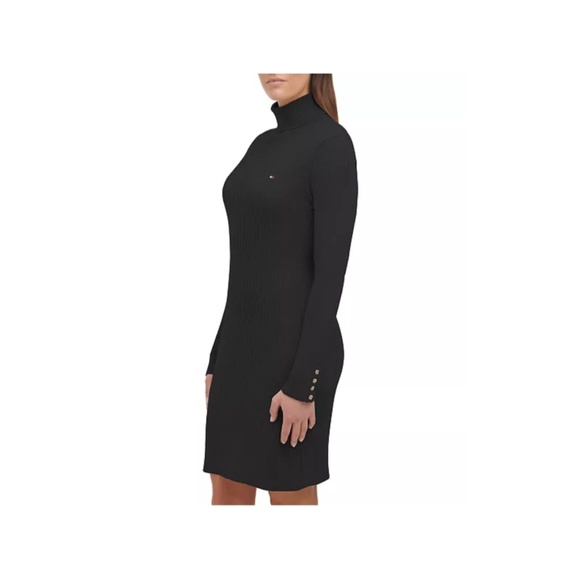 Tommy Hilfiger Turtleneck Sweater Dress - Picture 2 of 10